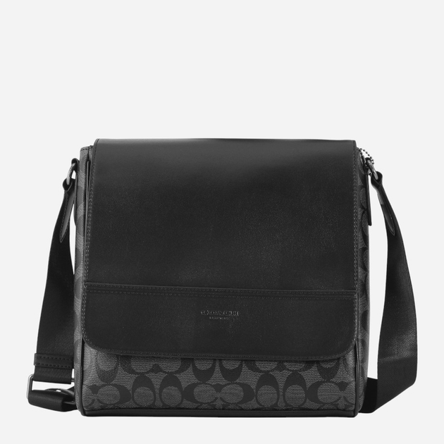 Сумка планшет через плече чоловіча з натуральної шкіри середня Coach Houston Black Grey BG-COA-8 Чорна від Rozetka на платформі USKIDKA Акція на Сумка планшет через плече чоловіча з натуральної шкіри середня Coach Houston Black Grey BG-COA-8 Чорна від Rozetka