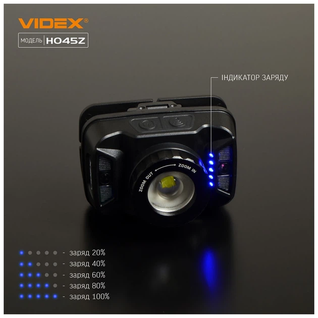 Фонарь Videx 270Lm 5000K (VLF-H045Z) - Фото 8 Фонарь Videx 270Lm 5000K (VLF-H045Z) - изображение 8