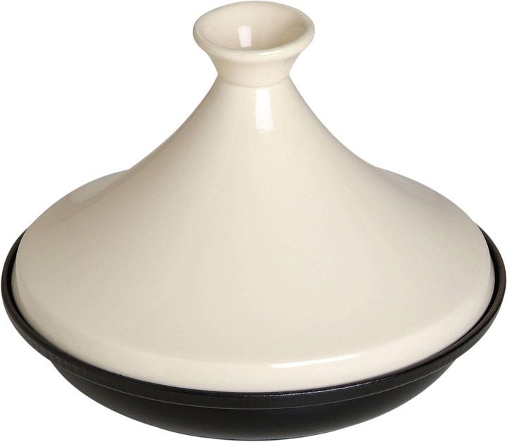 Naczynie do tajine Staub beżowo-czarne 20 cm (3272343027236) - obraz 1