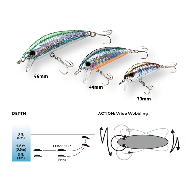 Воблер Yo-Zuri F1167 L-Minnow 44S 5г M113 - Фото 2 Воблер Yo-Zuri F1167 L-Minnow 44S 5г M113 - зображення 2