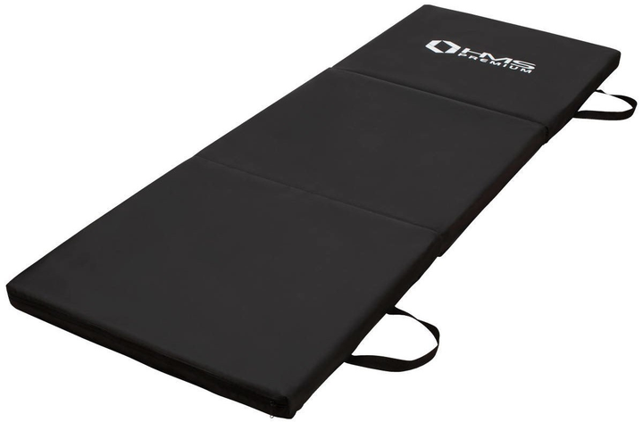Мат гімнастичний HMS Premium MGS02 180 x 60 x 5 см Black (5907695592481) - зображення 7