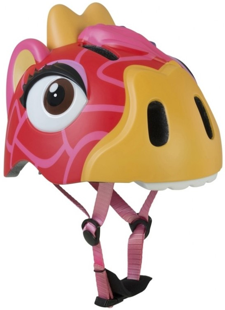 Kask dla dzieci Crazy Safety Giraffe 49-55 cm Czerwony (0826710895961) - obraz 1