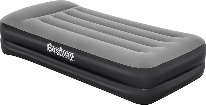 Надувне ліжко Bestway 67401 Велюрове з електричною помпою 191 x 97 x 46 см (6941607329481) - зображення 2