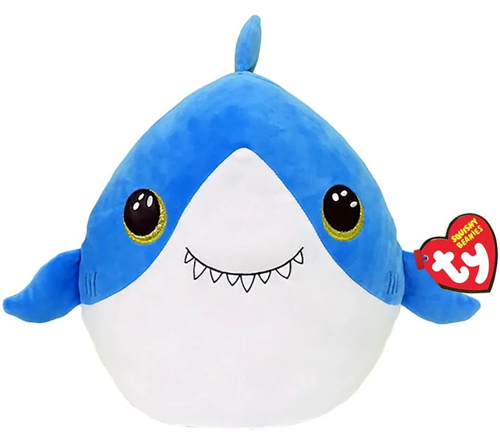 Maskotka TY Squish-a-Boos Rekin Finsley 31 cm (0008421393664) - obraz 1