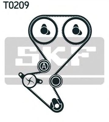 Комплект ремня ГРМ + насос SKF VKMC 03258 SKF (VKMC03258) - Фото 2 Комплект ремня ГРМ + насос SKF VKMC 03258 SKF (VKMC03258) - изображение 2
