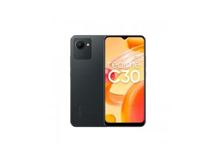Смартфон Realme C30 3/32GB (Denim Black) - Фото 1 Смартфон Realme C30 3/32GB (Denim Black) - изображение 1