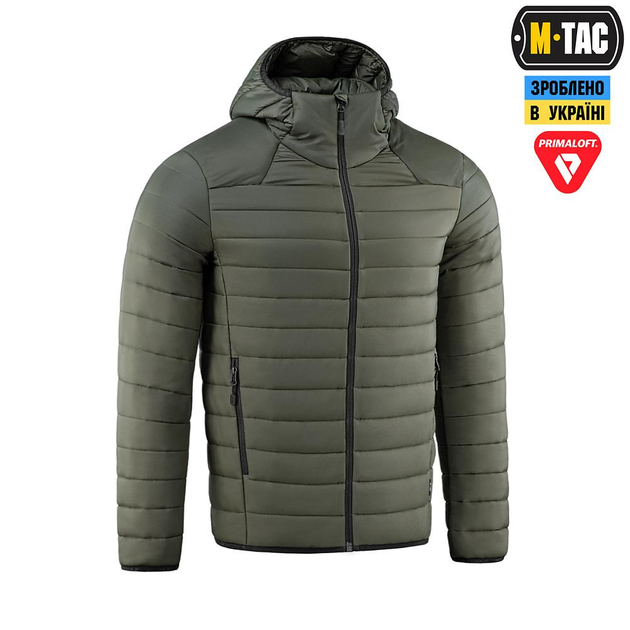 Куртка тактична M-Tac Stalker Gen.III Primaloft, розмір 2XL, колір Чорний Олива - зображення 1