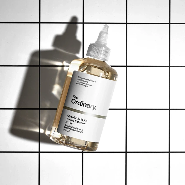 Тонік з гліколевою кислотою The Ordinary Glycolic Acid 7% Toning Solution 240ml - Фото 2 Тонік з гліколевою кислотою The Ordinary Glycolic Acid 7% Toning Solution 240ml - зображення 2