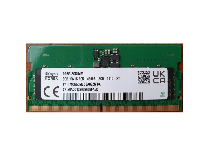 Пам'ять для ноутбуків SK hynix 8 GB SO-DIMM DDR5 4800 MHz