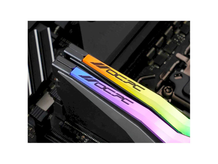 Пам'ять для настільних комп'ютерів OCPC 32 GB (2x16GB) DDR5 6000 MHz Pista Titanium/Silver (MMPT2K32GD560C40T) - изображение 6