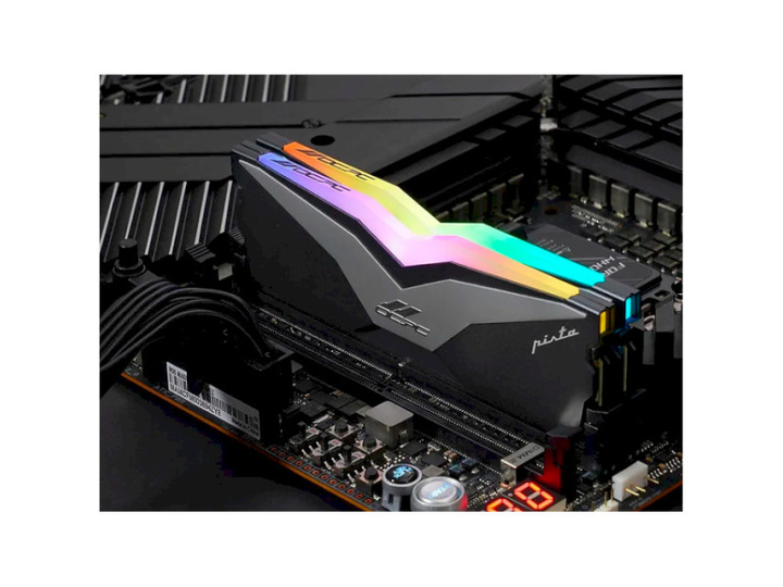 Пам'ять для настільних комп'ютерів OCPC 64 GB (2x32GB) DDR5 5200 MHz Pista Titanium/Silver (MMPT2K64GD552C40T) - изображение 6