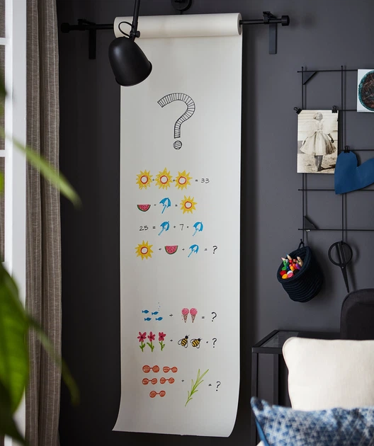 Бумага для рисования в рулоне IKEA MАLA белый 30м 704.610.88 - Фото 8 Бумага для рисования в рулоне IKEA MАLA белый 30м 704.610.88 - изображение 8