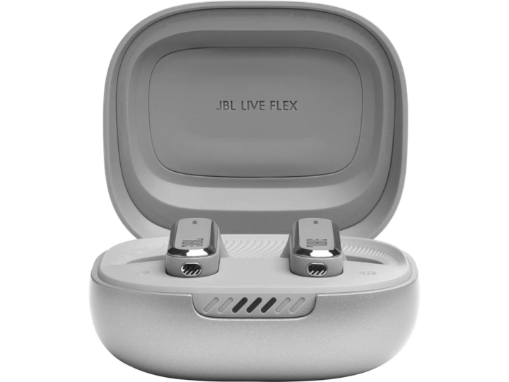 Навушники TWS (повністю бездротові) JBL Live Flex Silver (LIVEFLEXSVR) - изображение 4