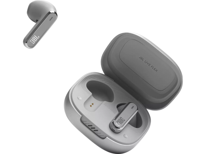 Навушники TWS (повністю бездротові) JBL Live Flex Silver (LIVEFLEXSVR) - изображение 6