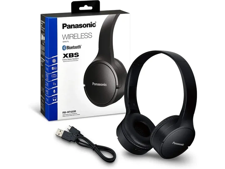 Навушники з мікрофоном Panasonic RB-HF420BE black - изображение 4