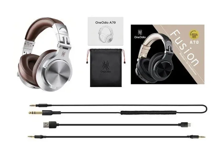 Навушники OneOdio Fusion A70 Silver - изображение 3