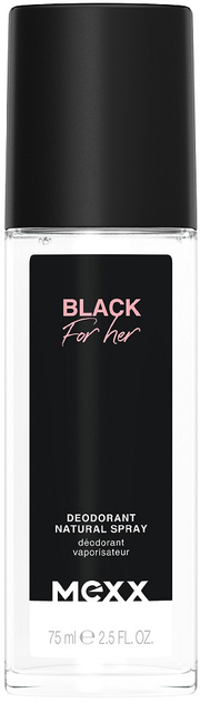 Дезодорант-спрей Mexx Black For Her 75 мл (3616305181121) - зображення 1