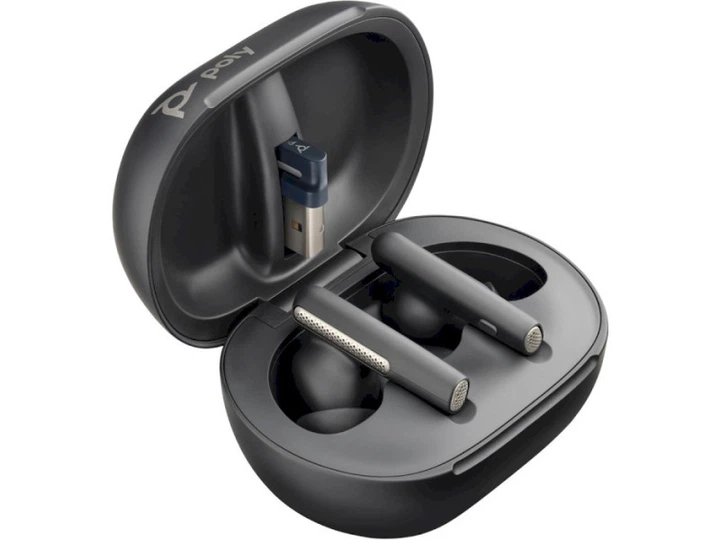 Навушники TWS POLY Voyager Free 60+ Black (7Y8G3AA) - Фото 2 Навушники TWS POLY Voyager Free 60+ Black (7Y8G3AA) - зображення 2