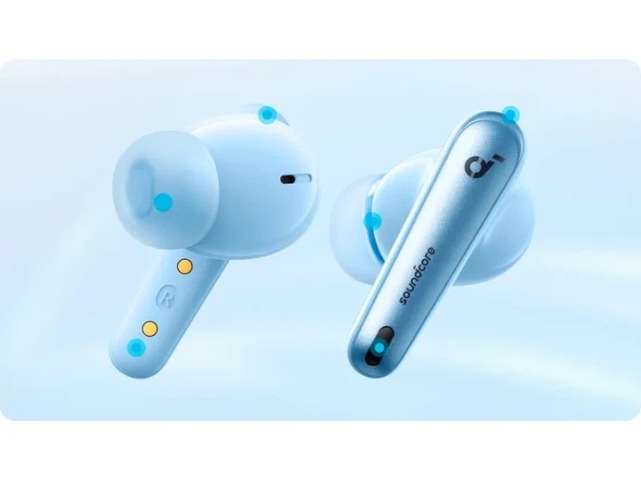 Навушники TWS ANKER SoundCore Liberty 4 NC Light Blue (A3947G61) - изображение 8