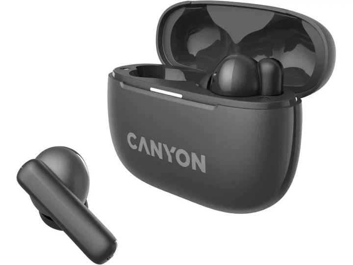 Навушники Canyon OnGo TWS-10 Black (CNS-TWS10BK) - Фото 4 Навушники Canyon OnGo TWS-10 Black (CNS-TWS10BK) - изображение 4