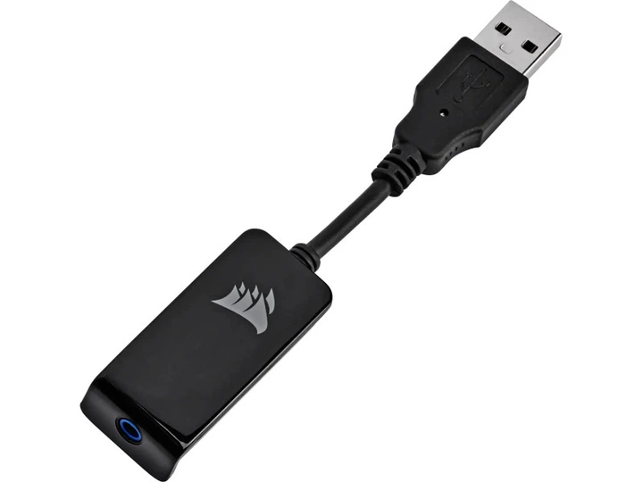 Навушники з мікрофоном Corsair HS65 Surround White (CA-9011271) - зображення 4