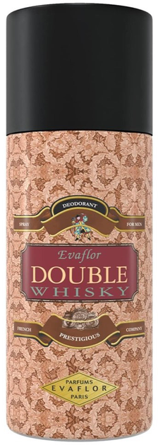 Dezodorant w sprayu Evaflor Double Whisky 150 ml (3509165992283) - obraz 1