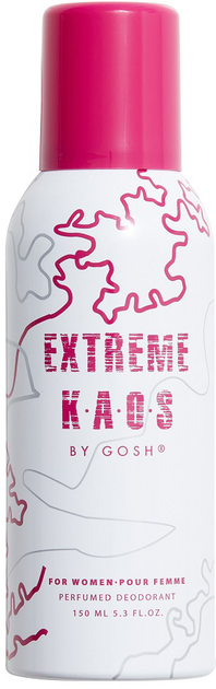 Дезодорант-спрей Gosh Extreme Kaos For Women 150 мл (5711914159382) - зображення 1