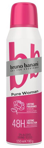 Антиперспірант Bruno Banani Pure Woman 150 мл (3616303479558) - зображення 1