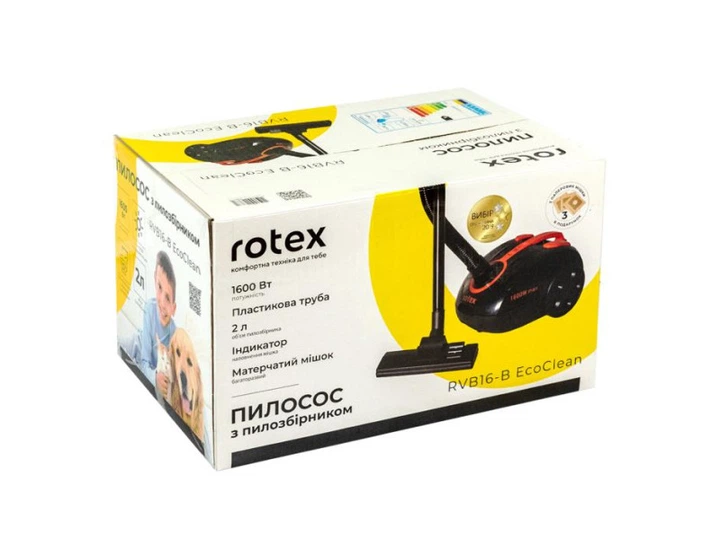Пилосос Rotex RVB16-B EcoClean - зображення 7