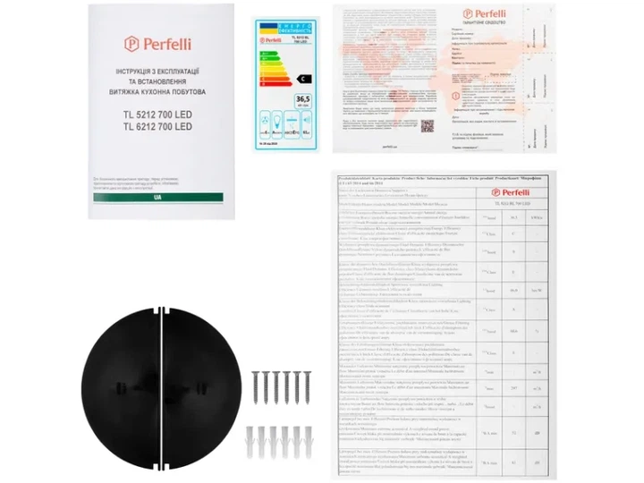 Витяжка Perfelli TL 5212 BL 700 LED - изображение 11