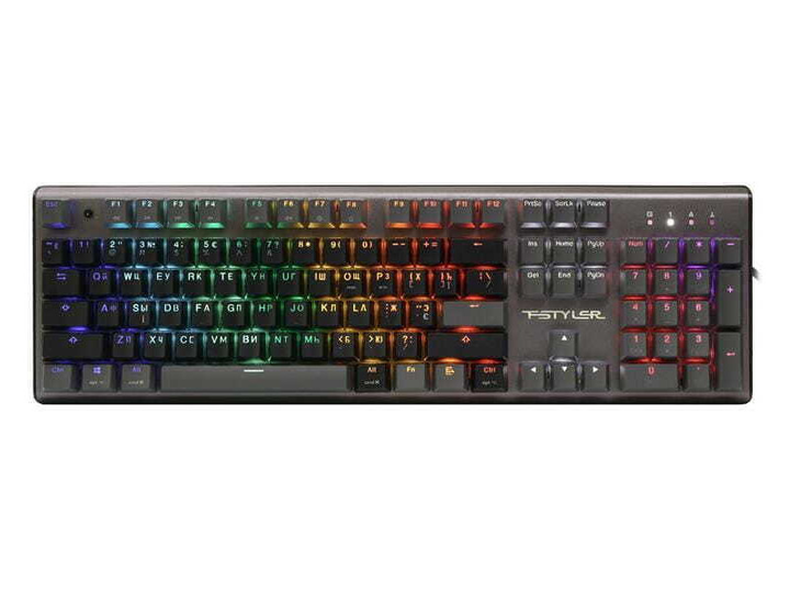 Клавіатура A4Tech Fstyler FS100 FS Switch Stone Black - зображення 1