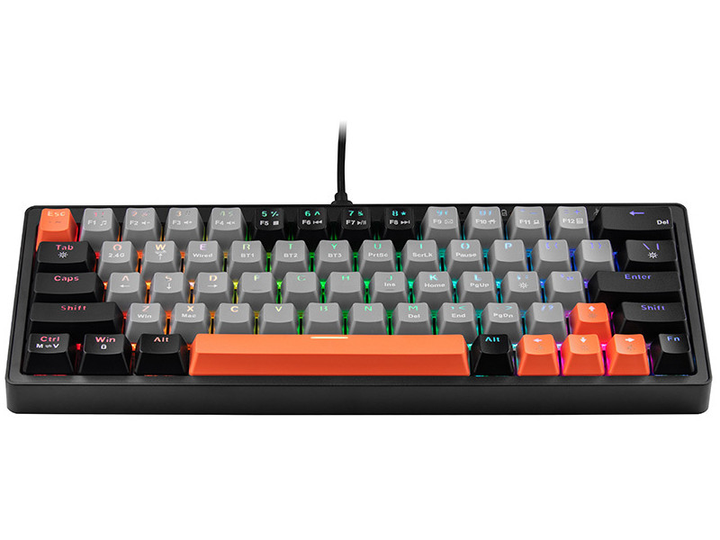 Клавіатура Tracer GameZone Evo1 Hot SWAP 63 RGB Grey