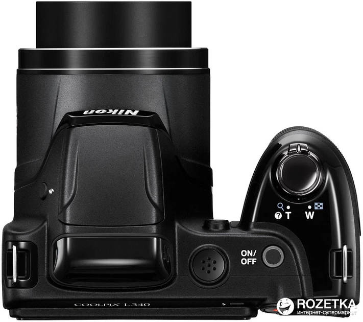 Фотоаппарат Nikon Coolpix L340 Black (VNA780E1) + сумка + карта