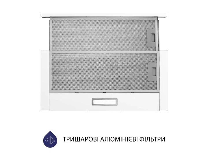 Витяжка плоска Minola HTL 614 WH 450 LED - зображення 9