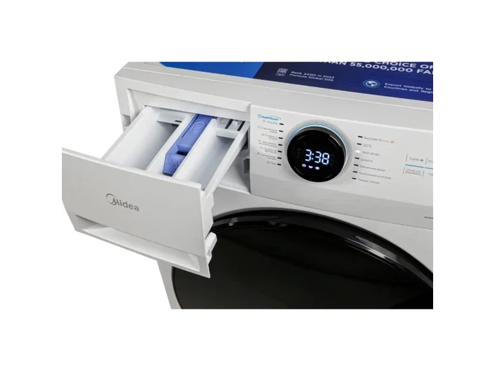 Прально-сушильна машина автоматична Midea MF200D80WB/W-C - Фото 7 Прально-сушильна машина автоматична Midea MF200D80WB/W-C - изображение 7