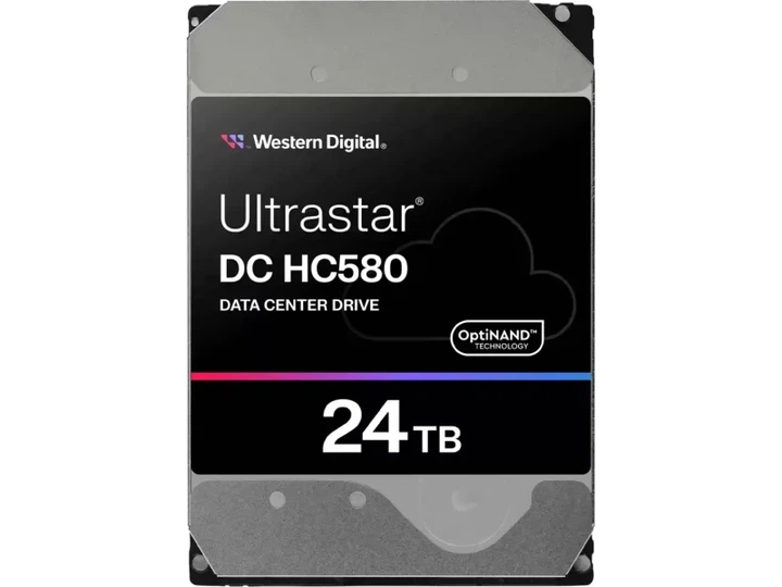 Жорсткий диск WD Ultrastar DC HC580 24 TB (WUH722424ALE6L4/0F62796) - изображение 2
