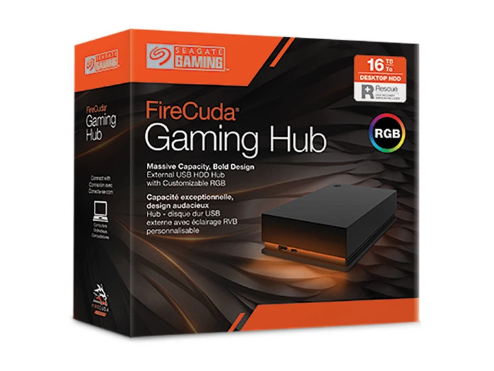 Зовнішній жорсткий диск Seagate FireCuda Gaming Hub 16 TB (STKK16000400) - изображение 4