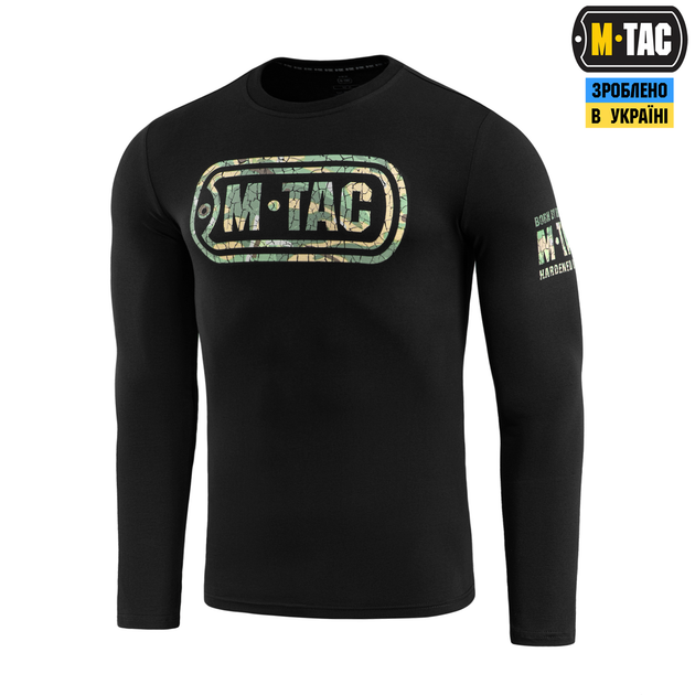 Футболка довгий рукав M-Tac Logo Black L 80067002-L - изображение 1