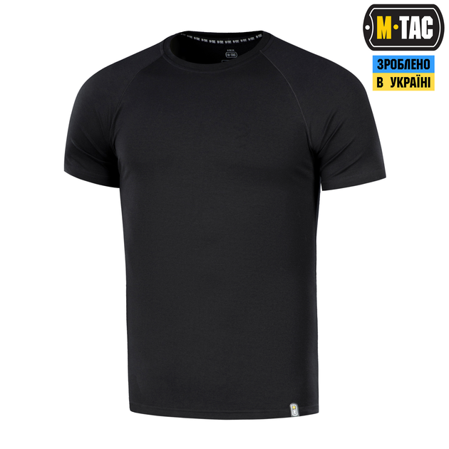 Футболка реглан M-Tac Black (3XL) 93/7 80047002-3XL - зображення 1