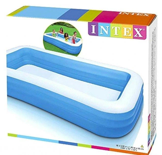 Бассейн надувной семейный Intex 305х183х56см объем 1020л 58484 - изображение 4