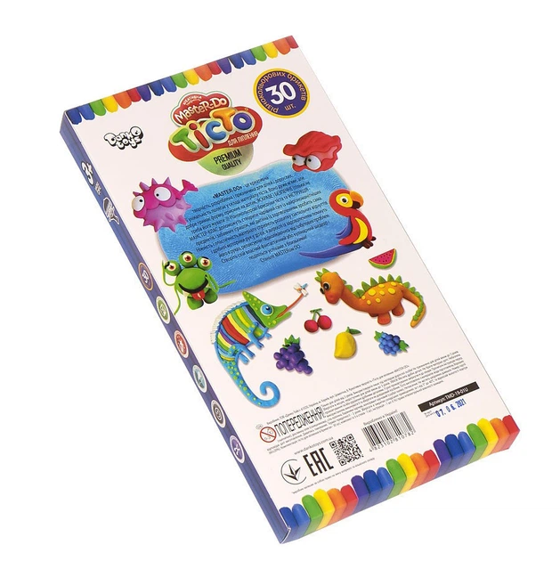 Тесто для лепки Danko Toys Master-Do 30 брикетов укр TMD-19-01U - Фото 2 Тесто для лепки Danko Toys Master-Do 30 брикетов укр TMD-19-01U - изображение 2