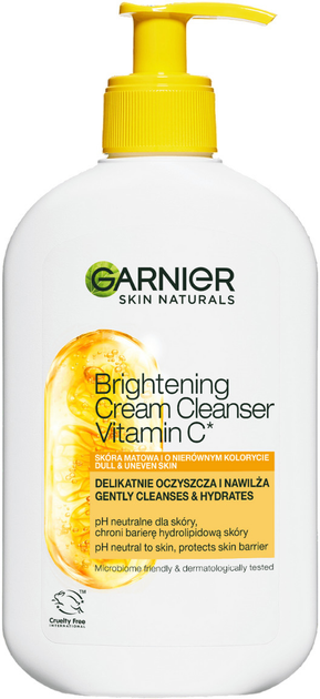 Емульсія для вмивання Garnier Skin Naturals Vitamin C освітлювальна 250 мл (3600542586092) - зображення 1