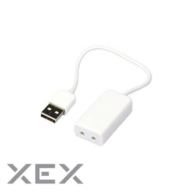 Звуковая карта Dynamode USB 8(7.1) 20см каналов 3D RTL (USB-SOUND7-WHITE) - изображение 2