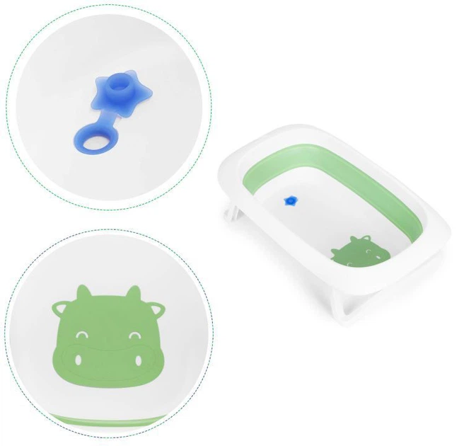 Ванночка для младенцев EcoToys Care Green с матрасиком (HA-B31 GREEN) - изображение 8