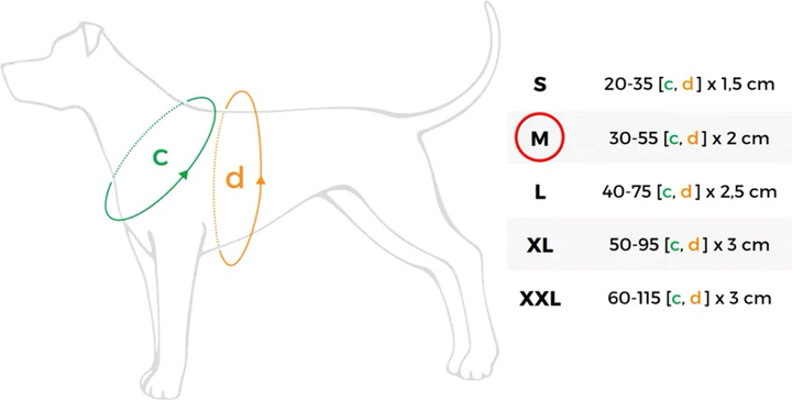 Шлеї регульовані типу Step-in для собаки Amiplay Cotton M Чорні (5907563221567) - зображення 3