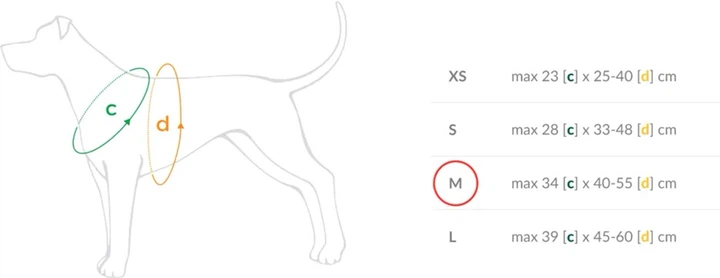 Szelki dla psa Amiplay Safari Scout M Panterka (5907563262713) - obraz 4