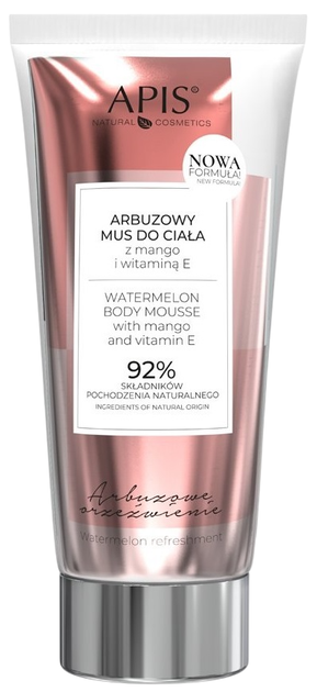 Набір по догляду за обличчям Apis Кавунова свіжість Мус для тіла 200 мл + Крем для обличчя антивіковий 100 мл (5901810051501) - зображення 2
