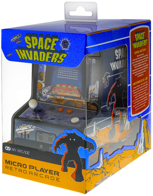 Mini automat do gier My Arcade Micro Player Space Invaders DGUN-3279 (845620032792) - obraz 4