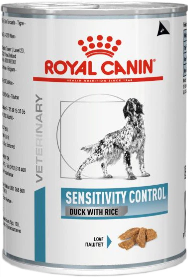 Вологий корм для собак Royal Canin Sensitivity Control Dog Duck чутливе травлення (паштет) 410 г (9003579026625/9003579026618/1272579026623) (40270040)A - Фото 1 Вологий корм для собак Royal Canin Sensitivity Control Dog Duck чутливе травлення (паштет) 410 г (9003579026625/9003579026618/1272579026623) (40270040)A - изображение 1