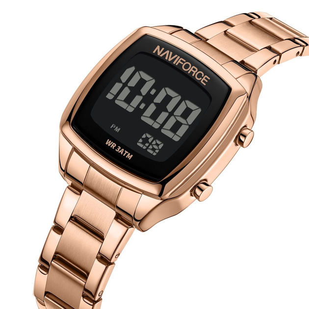 Женские Спортивные Часы Розовое Золото Naviforce Rosesteel (300842 ...